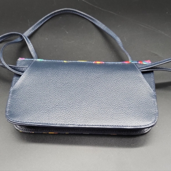 NWOT Hand Painted Leather Crossbody Wallet - Picture 8 of 8